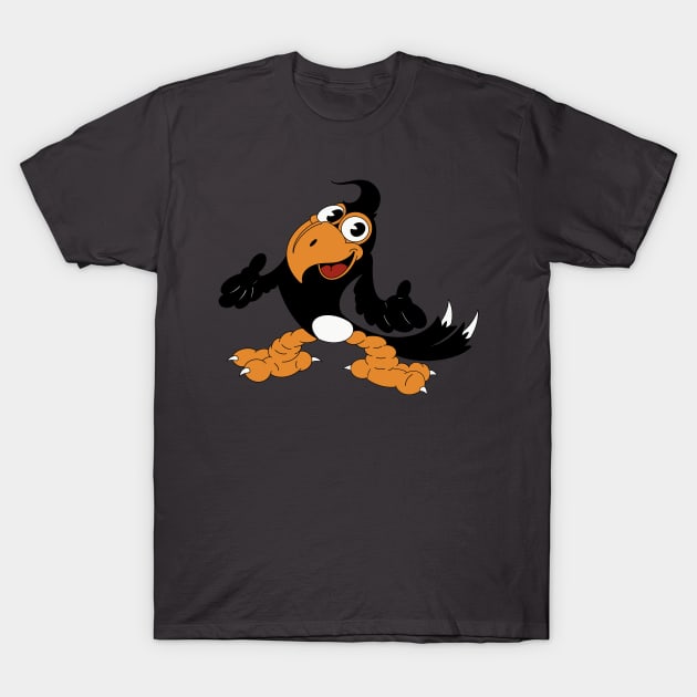 Cartoon Magpie T-Shirt by liquidsouldes